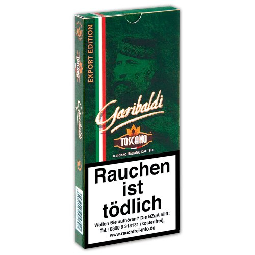Toscano Garibaldi Zigarren 5 Stück Toscano Garibaldi Zigarren 5 Stück