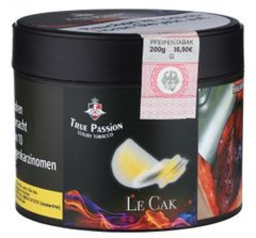True Passion Le Cak 200g Dose Wasserpfeifentabak True Passion Le Cak 200g Dose Wasserpfeifentabak