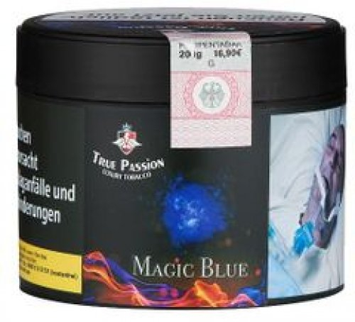 True Passion Magic Blue 200g Dose Wasserpfeifentabak True Passion Magic Blue 200g Dose Wasserpfeifentabak