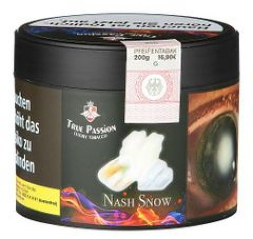 True Passion Nash Snow 200g Dose Wasserpfeifentabak True Passion Nash Snow 200g Dose Wasserpfeifentabak