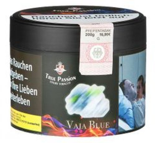 True Passion Vaja Blue 200g Dose Wasserpfeifentabak True Passion Vaja Blue 200g Dose Wasserpfeifentabak