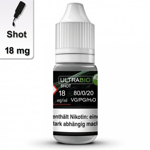 ULTRABIO Nikotin Shot 18mg 80/0/20 ULTRABIO Nikotin Shot 18mg 80/0/20