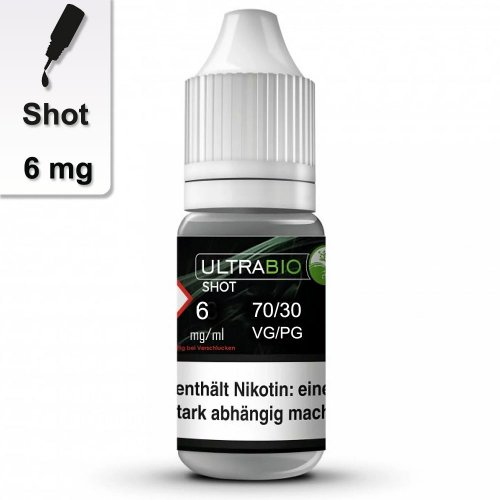 ULTRABIO Nikotin Shot 6mg 70/30 ULTRABIO Nikotin Shot 6mg 70/30