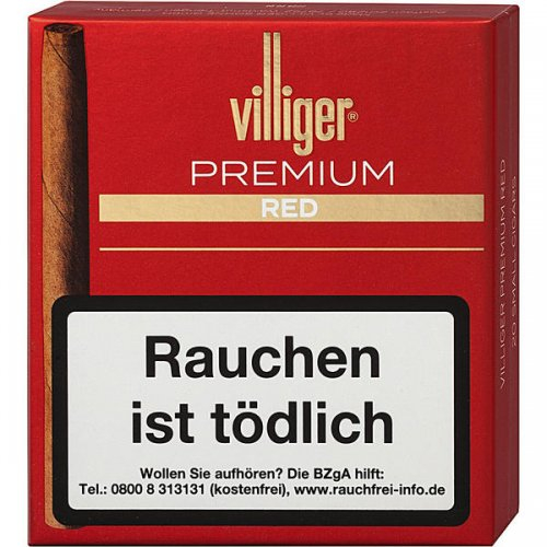 Villiger Premium Red Zigarillos ohne Filter Villiger Premium Red Zigarillos ohne Filter