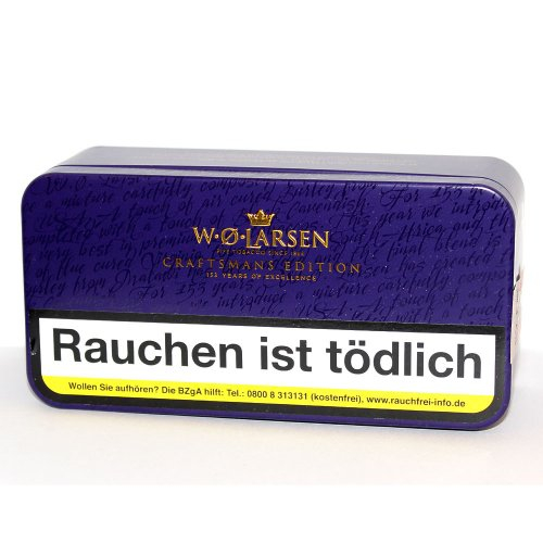 W. O. Larsen Craftsmans Edition Lila 153 Years Pfeifentabak 100g Dose