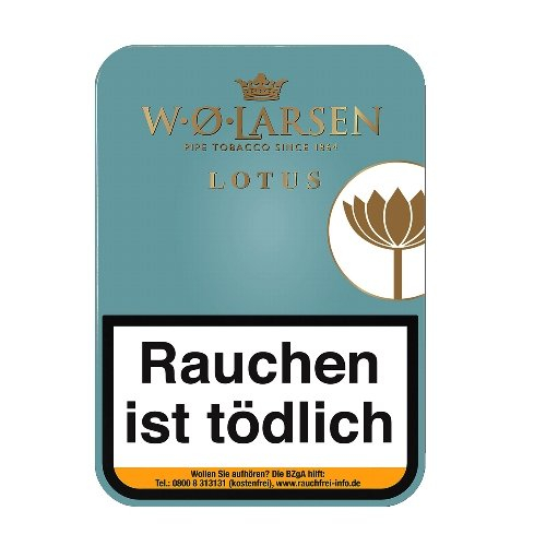 W. O. Larsen Lotus Pfeifentabak 100g Dose W. O. Larsen Lotus Pfeifentabak 100g Dose