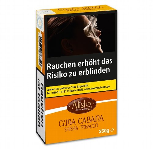 Wasserpfeifentabak-Alisha Cuba Cubana 250g 