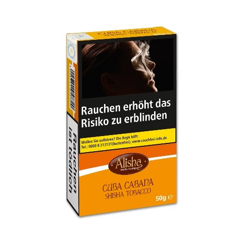 Wasserpfeifentabak-Alisha Cuba Cubana 50g Wasserpfeifentabak-Alisha Cuba Cubana 50g