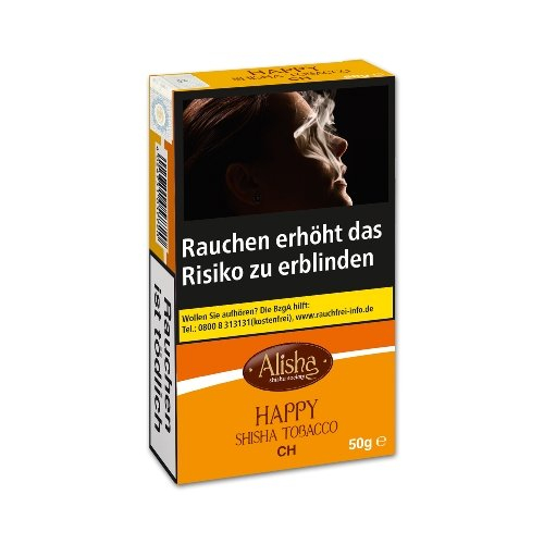 Wasserpfeifentabak-Alisha Happy (Cherry) 50g Wasserpfeifentabak-Alisha Happy (Cherry) 50g