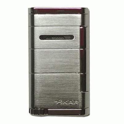 Xikar Allume Single Jet Feuerzeug Steel-Silber Xikar Allume Single Jet Feuerzeug Steel-Silber