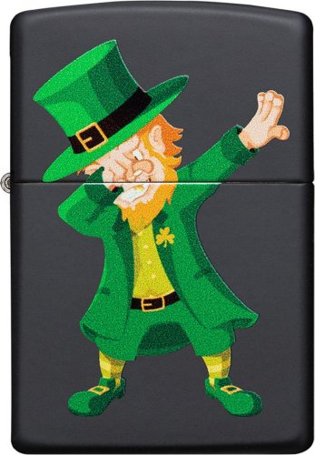 ZIPPO schwarz Leprechaun Kobold ZIPPO schwarz Leprechaun Kobold