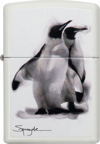 ZIPPO weiß Spazkuk Pinguine ZIPPO weiß Spazkuk Pinguine