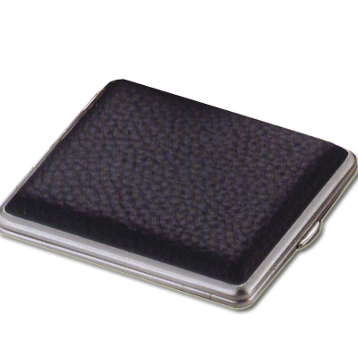 Zigaretten-Etui Kunstleder schwarz Zigaretten-Etui Kunstleder schwarz