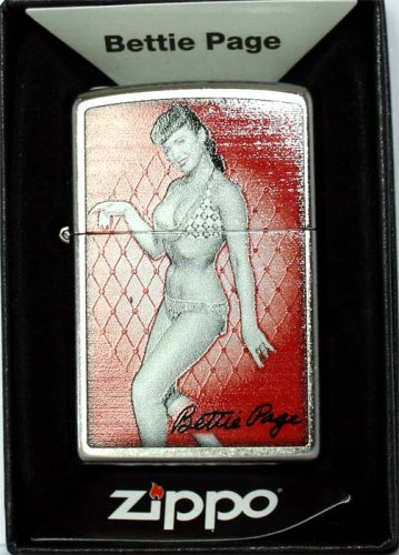 Zippo Feuerzeug Bettie Page Zippo Feuerzeug Bettie Page