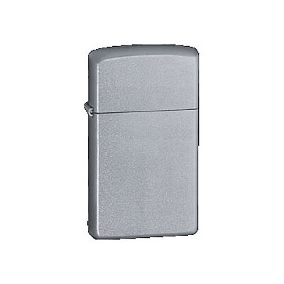 Zippo-Feuerzeug Chrom Satiniert Slim Zippo-Feuerzeug Chrom Satiniert Slim