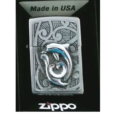 Zippo Feuerzeug Emblem 2Fische Zippo Feuerzeug Emblem 2Fische