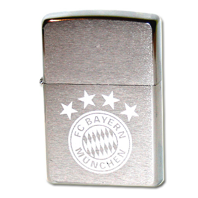 Zippo Feuerzeug FC Bayern Chrom Zippo Feuerzeug FC Bayern Chrom