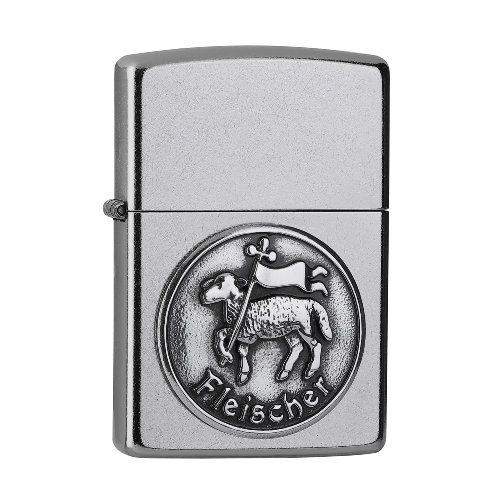 Zippo Feuerzeug Fleischer, Metzger Abzeichen Zippo Feuerzeug Fleischer, Metzger Abzeichen