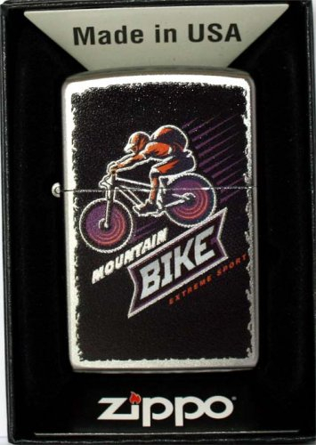 Zippo Feuerzeug Mountain Bike Extreme Sport Zippo Feuerzeug Mountain Bike Extreme Sport