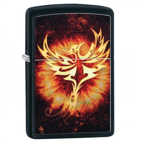 Zippo Feuerzeug Phoenix Schwarz Matt Zippo Feuerzeug Phoenix Schwarz Matt