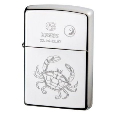 Zippo-Feuerzeug Sternzeichen Krebs Zippo-Feuerzeug Sternzeichen Krebs