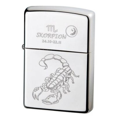 Zippo-Feuerzeug Sternzeichen Skorpion Zippo-Feuerzeug Sternzeichen Skorpion