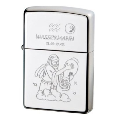 Zippo-Feuerzeug Sternzeichen Wassermann Zippo-Feuerzeug Sternzeichen Wassermann