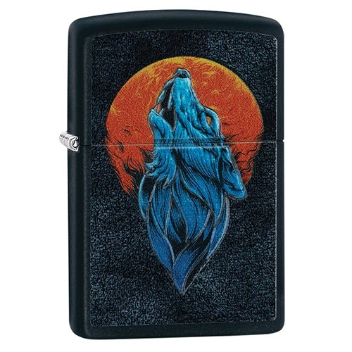 Zippo Feuerzeug Wolf Design Schwarz Zippo Feuerzeug Wolf Design Schwarz