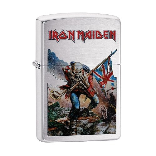 Zippo Feuerzeug chrom gebürstet Iron Maiden Zippo Feuerzeug chrom gebürstet Iron Maiden