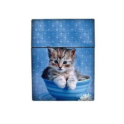 Atomic Zigarettenbox 25er Motiv Katze in Schale Atomic Zigarettenbox 25er Motiv Katze in Schale