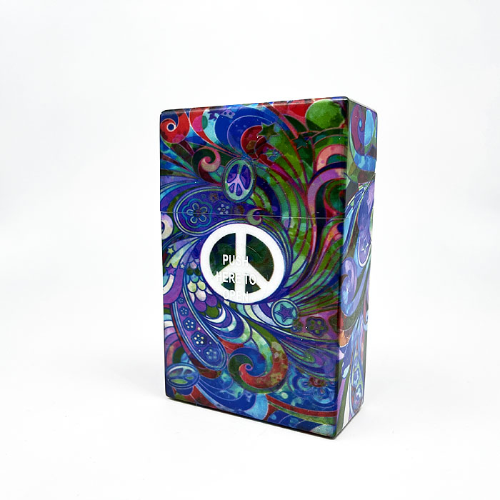 Atomic Zigarettenbox King Size Peace and Love Peace Symbol Atomic Zigarettenbox King Size Peace and Love Peace Symbol