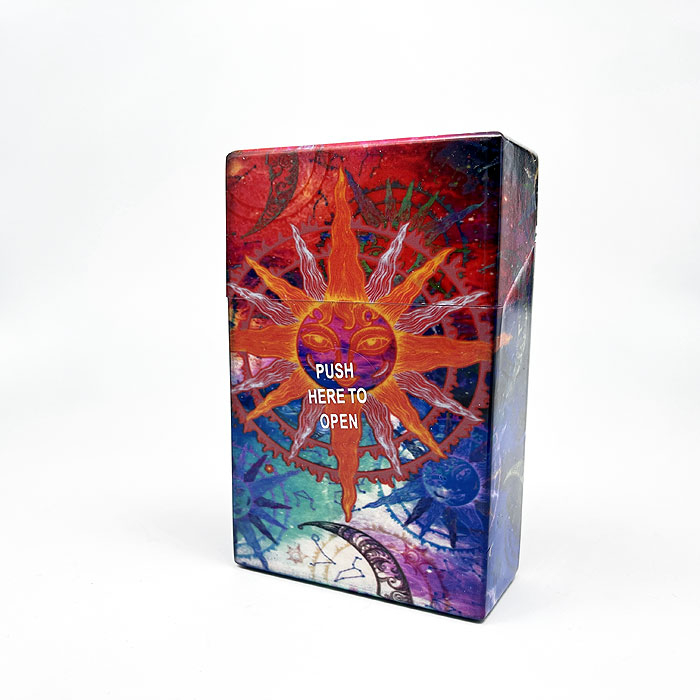 Atomic Zigarettenbox King Size Peace and Love Sonne Atomic Zigarettenbox King Size Peace and Love Sonne