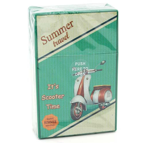 Atomic Zigarettenbox King Size Summer Travel Grün Atomic Zigarettenbox King Size Summer Travel Grün