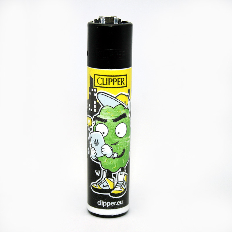 Clipper Feuerzeug 420 Buddies gelb Clipper Feuerzeug 420 Buddies gelb