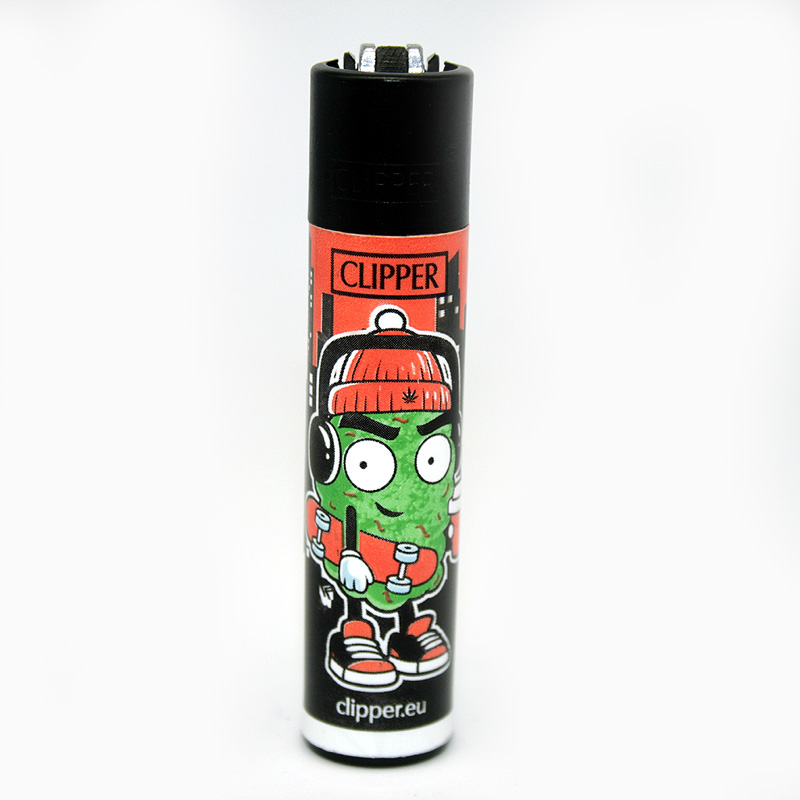 Clipper Feuerzeug 420 Buddies orange Clipper Feuerzeug 420 Buddies orange