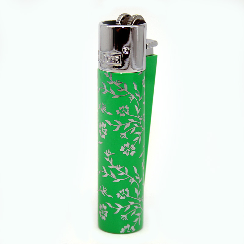 Clipper Feuerzeug Metall Blue and Green Pattern grün Clipper Feuerzeug Metall Blue and Green Pattern grün