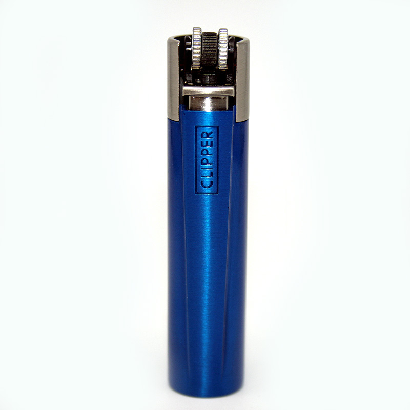 Clipper Feuerzeug Metall Blue and Silver blau Clipper Feuerzeug Metall Blue and Silver blau