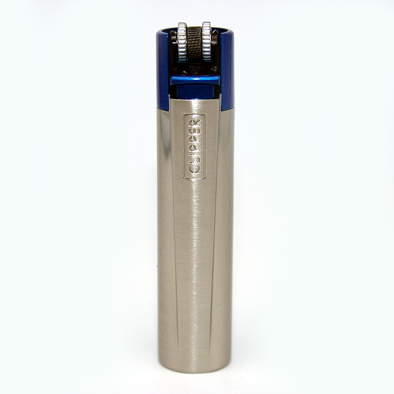 Clipper Feuerzeug Metall Blue and Silver silber Clipper Feuerzeug Metall Blue and Silver silber