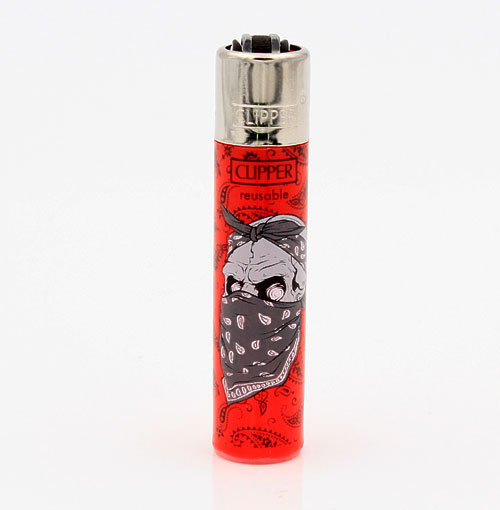 Clipper Feuerzeug Danger Skulls 1 Rot 2v4 Clipper Feuerzeug Danger Skulls 1 Rot 2v4