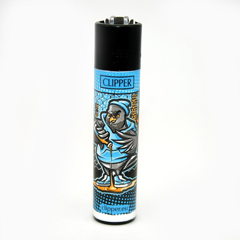 Clipper Feuerzeug Dope Birds blau Clipper Feuerzeug Dope Birds blau