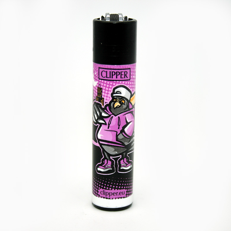 Clipper Feuerzeug Dope Birds lila Clipper Feuerzeug Dope Birds lila