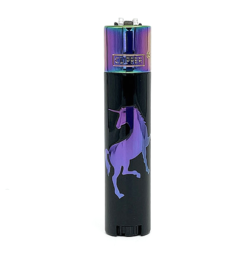 Clipper Feuerzeug Metall Einhorn Lila Clipper Feuerzeug Metall Einhorn Lila