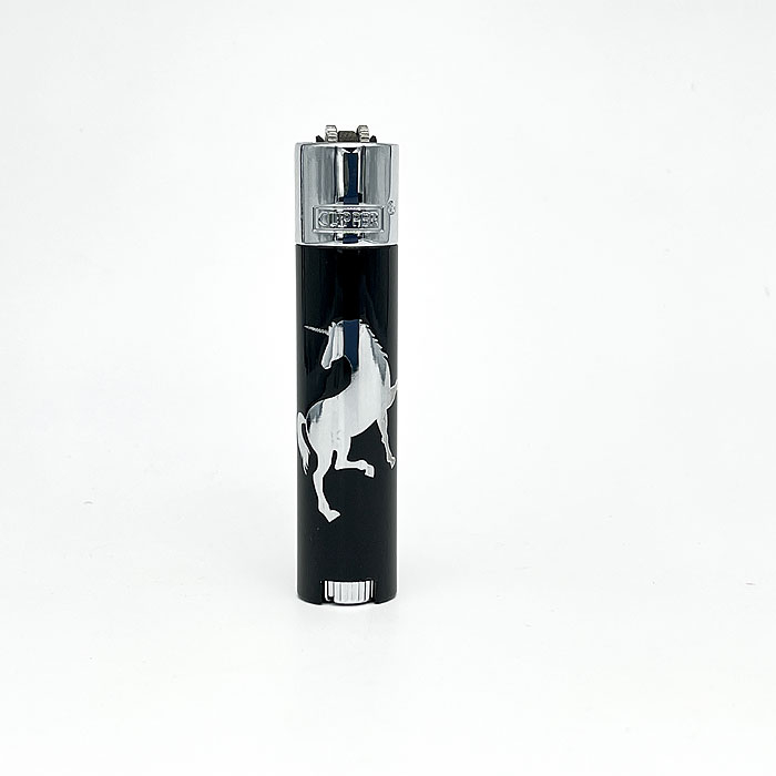 Clipper Feuerzeug Metall Einhorn Silber Clipper Feuerzeug Metall Einhorn Silber