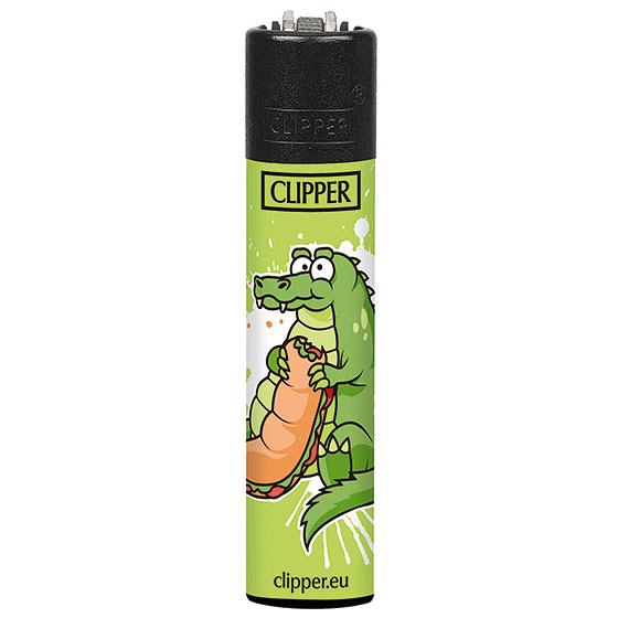 Clipper Feuerzeug Fat Animals Krokodil Clipper Feuerzeug Fat Animals Krokodil