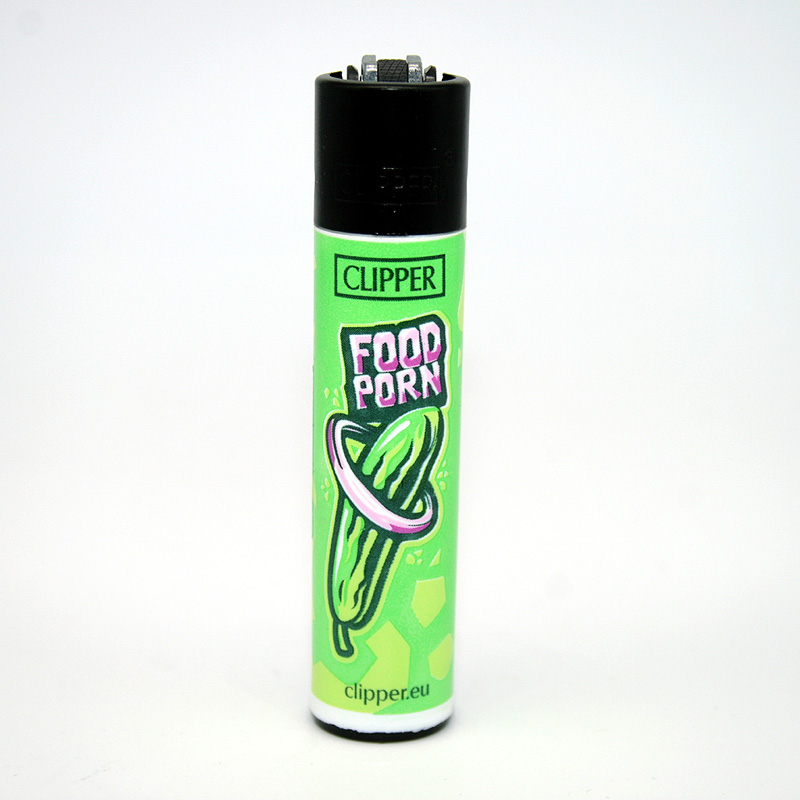 Clipper Feuerzeug Food Porn grün Gurke Clipper Feuerzeug Food Porn grün Gurke