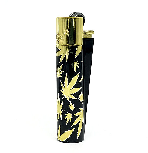 Clipper Feuerzeug Metall Goldener Hanf Clipper Feuerzeug Metall Goldener Hanf