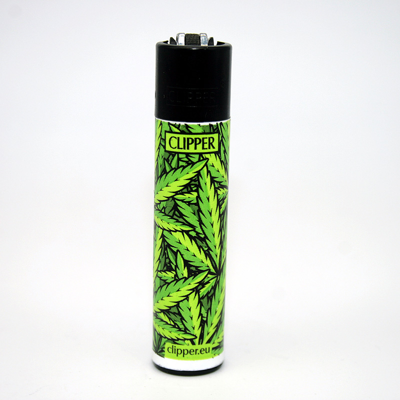 Clipper Feuerzeug Leaves grün Clipper Feuerzeug Leaves grün