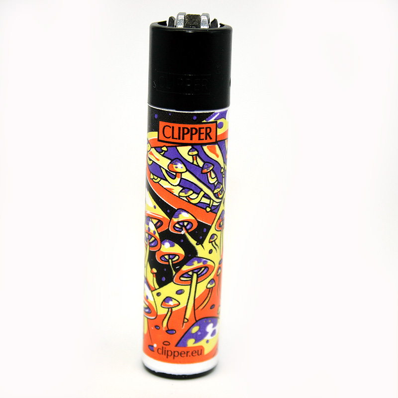 Clipper Feuerzeug Shrooms 7 orange Clipper Feuerzeug Shrooms 7 orange