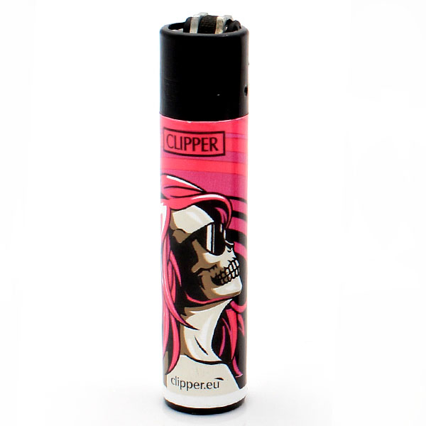 Clipper Feuerzeug Skulls 18 Rosa 1v4 Clipper Feuerzeug Skulls 18 Rosa 1v4