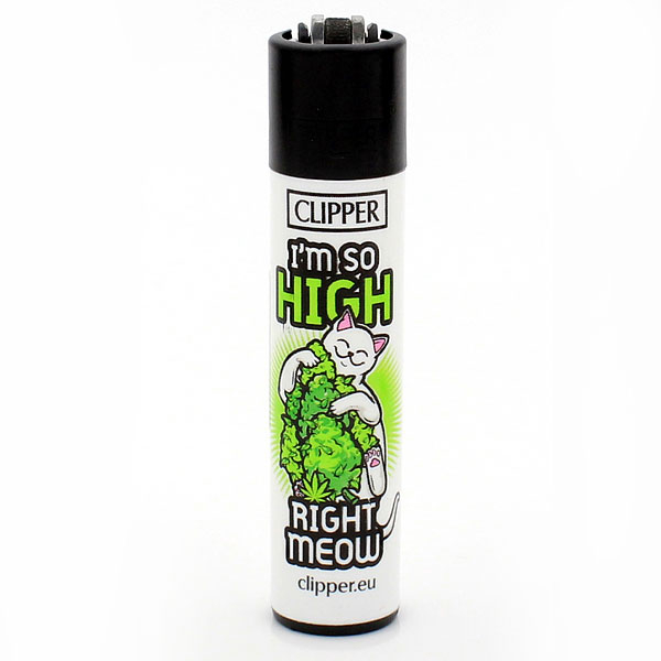 Clipper Feuerzeug Weed Slogan 3 I AM SO HIGH RIGHT MEOW Clipper Feuerzeug Weed Slogan 3 I AM SO HIGH RIGHT MEOW